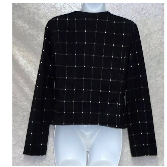 Women's Collarless Jacket Covington cardigan size S NEW - Picture 3 of 3